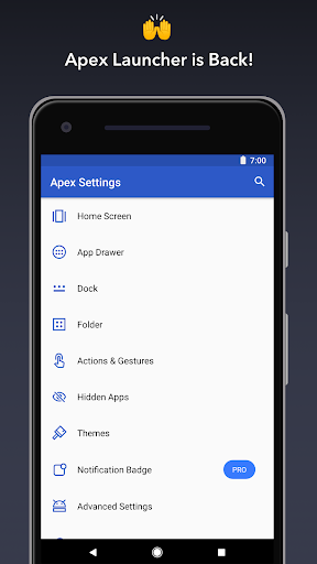 Apex Launcher скриншот 1