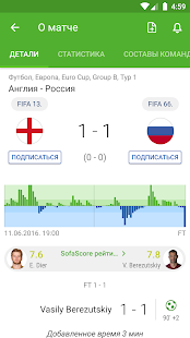 SofaScore скриншот 4