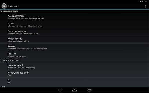 IP Webcam скриншот 4