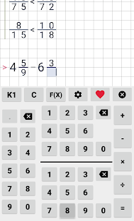 Калькулятор дробей с решением скриншот 3