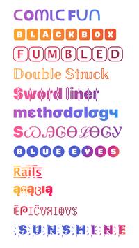 Fonts for Instagram скриншот 1