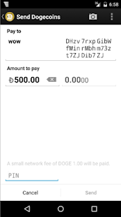 Dogecoin Wallet скриншот 5