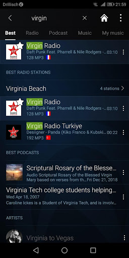 Audials Radio скриншот 3