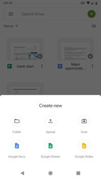 Google Диск скриншот 2