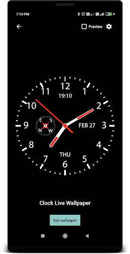 Часы Живые обои скриншот 1