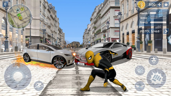 Spider Rope Hero: Crime City Battle скриншот 2