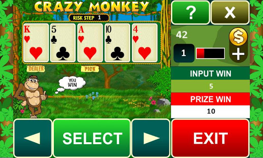 Crazy Monkey slot machine скриншот 4