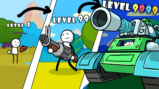 One Gun: Stickman оффлайн игры скриншот 2