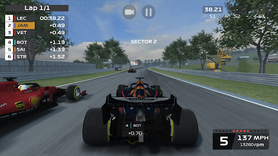 F1 Mobile Racing скриншот 3