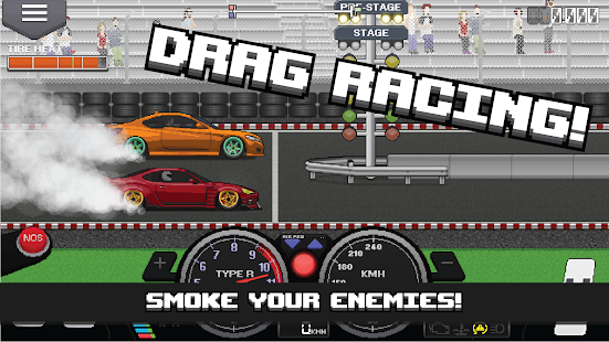 Pixel Car Racer скриншот 2