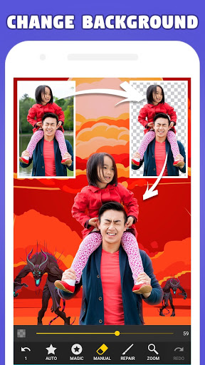 Фоновый ластик скриншот 4