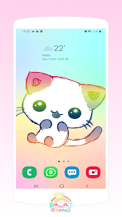 Kawaii Cats Wallpapers - Cute Backgrounds скриншот 6