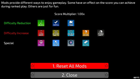Opsu!(Beatmap player for Android) скриншот 6