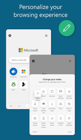 Microsoft Edge скриншот 3
