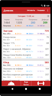 Счетчик калорий скриншот 3