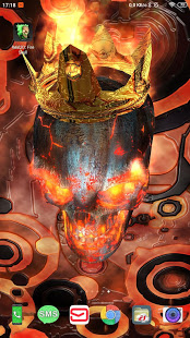 Живые обои с черепом скриншот 4