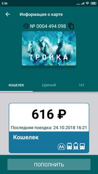 Тройка: Проверка и пополнение скриншот 2