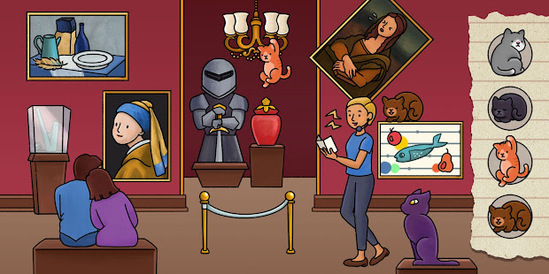 Детектив Мио—Find Hidden Cats скриншот 4