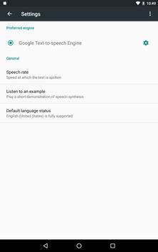 Speech Services by Google скриншот 5