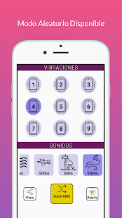 Vibrador Fuerte con Sonidos Relajantes скриншот 3