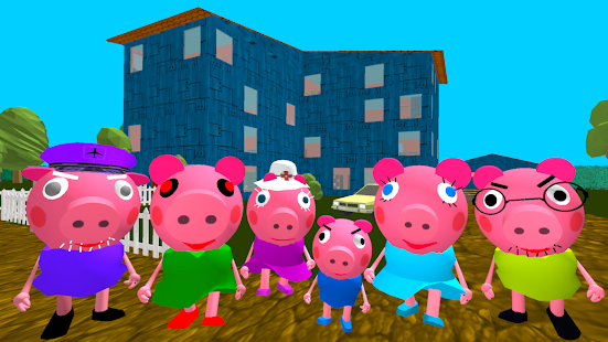 Piggy Neighbor. Family Escape Obby House 3D скриншот 2