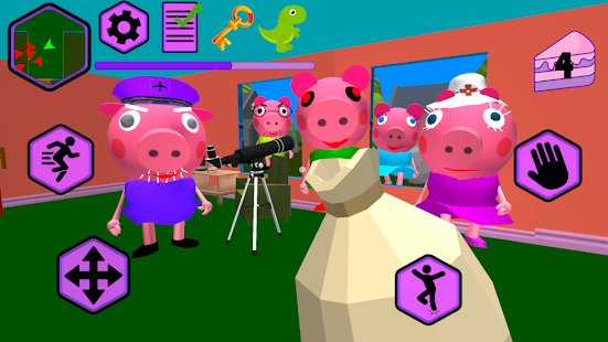Piggy Neighbor. Family Escape Obby House 3D скриншот 5